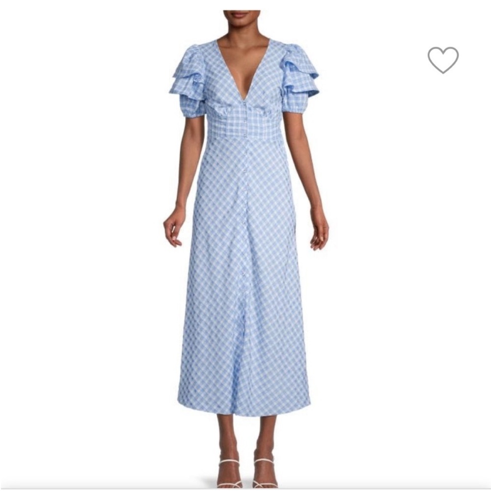 Betsy Johnson ruffle gingham dress